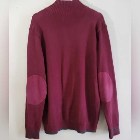 Denver Hayes Pull Over Ribbed Sweater Size Large in Maroon - Picture 6 of 10